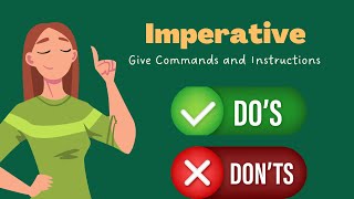 The Imperative  Give Orders and Commands  English Grammar [upl. by Pettit]