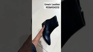 Original Leather Chelsea boot premium quality export surplus Kanpur Leather market leatherarmor [upl. by Anertal]