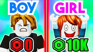 BOY vs GIRL Pls Donate Roblox [upl. by Ahseuqram78]