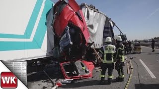 LKW Unfall mit Folgeunfall auf der A3 [upl. by Ephrayim]