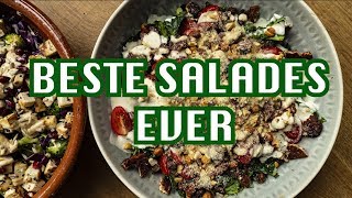 Vegan salades zijn niet saai  2x zomerse salade recept [upl. by Julissa]