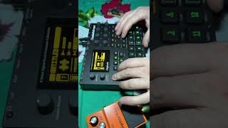 Guitar sample in slice and repitch mode on the elektron digitakt sampler lofibeats [upl. by Sivlek]