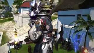 FFXIV ARR Metallic Silver for BLM Evenstar Gear [upl. by Laveen]