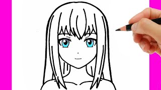 COME DISEGNARE UNA RAGAZZA  COME DISEGNARE UN ANIME [upl. by Poole334]