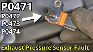 Mazda Diesel  P0471 Exhaust Pressure Sensor Fault  Found amp Fixed  How To DIY [upl. by Niehaus759]