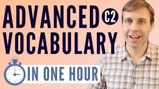 Advanced Vocabulary in 60 Minutes Precise words you need to know [upl. by Ericha222]