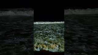 Panambur beach manglore Heavy beach waves at night Kanvidha [upl. by Girovard]