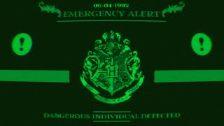 EAS Alarms of Hogwarts 19911992  Alert World [upl. by Yetti]