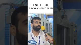 Benefits of Electric Servo Press Ritters Automation Pvt Ltd [upl. by Ydnih]