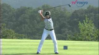 Ryo Ishikawa  swing vision  in junior high [upl. by Osnofla]