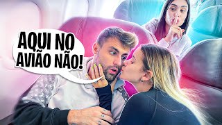 MINHA CRUSH ME BEIJOU NO AVIÃO E NINGUÉM VAI ACREDITAR  VIAGEM ORLANDO [upl. by Yelraf]