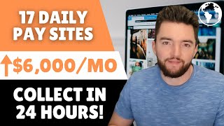 17 Websites That Pay You Money DAILY WITHIN 24 HOURS [upl. by Carnes]