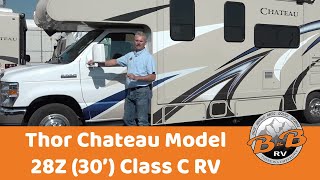 Thor Chateau Model 28Z 30’ Class C RV Walkthrough [upl. by Thanos]