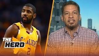 Chris Broussard on Kyrie Irving trade rumors details how LeBron to Lakers could work  THE HERD [upl. by Hgalehs]