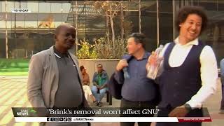 Brinks removal as Tshwane mayor wont affect GNU Professor Dirk Kotzé [upl. by Cortie]