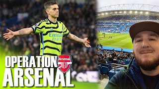 Watching a MASTERCLASS live  Brighton 03 Arsenal  OperationArsenal [upl. by Nosreh]