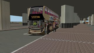 OMSI 2 KMB 3ATENU 90 UE 8961268X 佐敦 西九龍站 Jordan West Kowloon Station → 洪水橋 洪福邨 [upl. by Ahsilac]