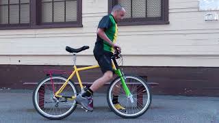 The BUNI  Bike to Unicycle in under 2 min [upl. by Hubing]