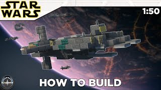 CIS Munificent frigate  Minecraft Star Wars tutorial [upl. by Notelrac]