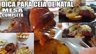 COMIDA DE FIM DE ANO CEIA DE NATAL  RECEITAS DA ROSA [upl. by Michaud]