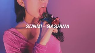 SUNMI선미  Gashina가시나 Easy Lyrics [upl. by Adnal]