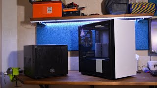 Карлик и хоббит  NZXT H210 Cooler Master Elite 110 [upl. by Crissie]