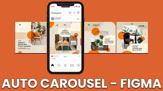 Auto Carousel in Figma  FIGMA [upl. by Asserat]