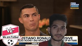 Lo que no viste de la entrevista a Cristiano Ronaldo parodia de We are Futbol [upl. by Ekrub]