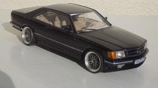 Building Mercedes 500 SEC Lorinser 124 Tamiya [upl. by Llennahs]