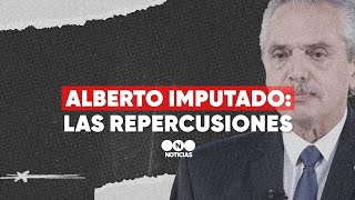 ALBERTO FERNÁNDEZ IMPUTADO las REPERCURSIONES  Telefe Noticias [upl. by Georgina]