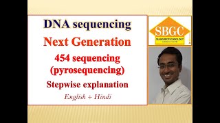 454 DNA sequencing pyrosequencing Advanced Next Generation sequencing [upl. by Nasus]