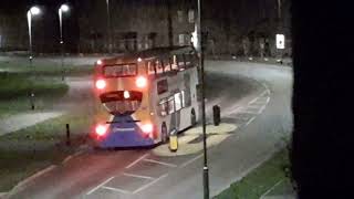 Stagecoach East  ADL Enviro400quot 19616  AE10 BYG Buses Diversion  Citi 5 to Yaxley at night 🌃 [upl. by Aicsila271]