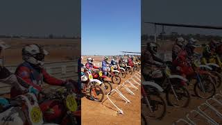 Australian post classic motocross nationals 2024 classicmotorcycle vmx 2stroke racing [upl. by Akirdnahs]