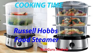 Russell Hobbs Food Steamer COOKING [upl. by Ilesara509]