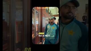 Babar Azam bat at MCG long room [upl. by Airrotal]