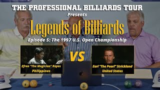 Legends of Billiards React  Efren Reyes vs Earl Strickland [upl. by Latihs]