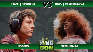 FAZE  SPARGO VS BMS  BLOOM4EVA  LOSERS SEMIFINAL  KINGCON 2024 [upl. by Pals]