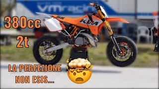 TEST KTM 380 SX MOTARD 2STROKE potentissima [upl. by Durwin]