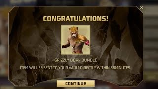 LIGHT VS DARK Event GRIZZLY BORN BUNDLE freefire Ug ibrahim [upl. by Sherrie]