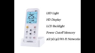 CHUNGHOP WIFI Smart Universal AC Remote Control K390EW [upl. by Hgalehs]