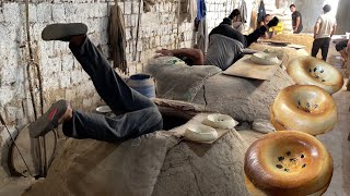 Legendary SAMARKAND breads 15 000 loaves a day How to make bread [upl. by Yram975]