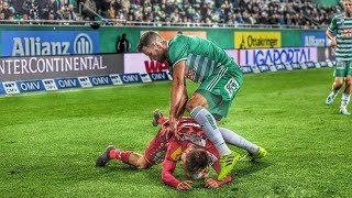 Football Player Kicks Opponent amp Then Karma Strikes Back [upl. by Petula]