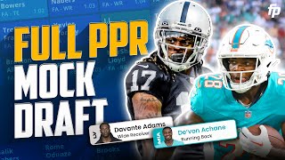 The Gang Does A PPR MOCK DRAFT 2024 Fantasy Football [upl. by Lekym]