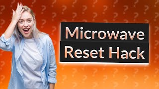 How do I reset my GE microwave control panel [upl. by Bary]