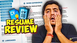 WHAT ❌NOT❌ to write in A RESUME  RESUME REVIEW Part1 [upl. by Teodora]