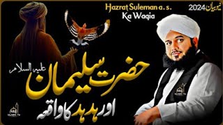 Hazrat Suleman AS Ka Waqia  bayan Peer Ajmal Raza Qadri  pophet Suleman AS ka Waqia 2024 [upl. by Euv]