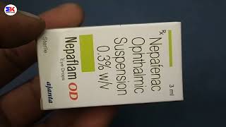 Nepaflam OD Eye Drops  Nepafenac Eye Drops  Nepaflam OD Eye Drop Uses Benefits Dosage Review Hindi [upl. by Franek900]