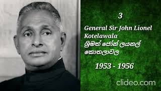 Leaders of United National Party UNP එක්සත් ජාතික පක්ශයේ නායකයින් 1946  2024 [upl. by Eneleahcim]