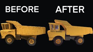 Restoring a Vintage 1965 Tonka Dump Truck  Mighty Tonka [upl. by Dorweiler875]