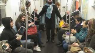 New Yorkers On The 5 Train Singing I Had A Little Draidle [upl. by Ylelhsa]